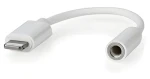 Nedis CCGB39950WT01 / Audio adaptér / Lightning 8-pin (M) - 3,5 mm Jack (F) / 0,10 m / PVC (CCGB39950WT01)