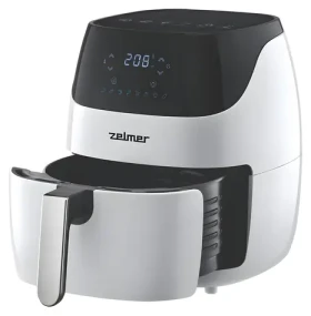 Zelmer ZAF5501W biela / Teplovzdušná fritéza / 1500W / 5 l / 8 programov (ZAF5501W)