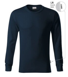Resist LS Tričko unisex námornícka modrá 02 (štítok značky) S