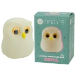 Mary's LED silikónová nočná lampička RGB - sova (MW20725)