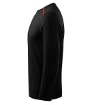 Tričko s dlhým rukávom unisex čierne M
