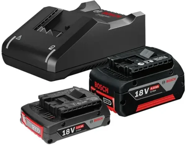 BOSCH 1600A01ZS9 / Štartovacia sada / GBA 18V 4.0Ah + GBA 18V 2.0Ah + GAL 18V-40 / čierna (1600A01ZS9)