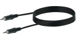 Schwaiger AUX kábel Jack 3,5 mm - Jack 3,5 mm čierny / Audio kábel / 3 m (TFS3300533)
