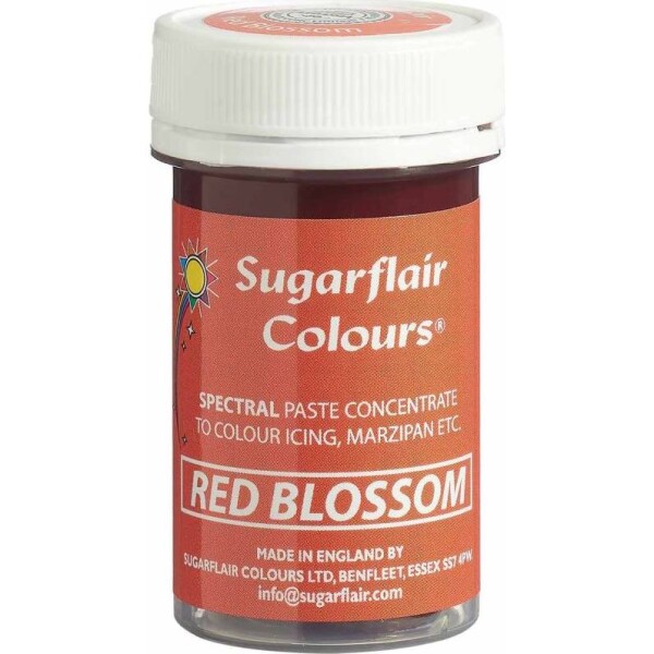 Gélová farba red blossom 25 g - Sugarflair
