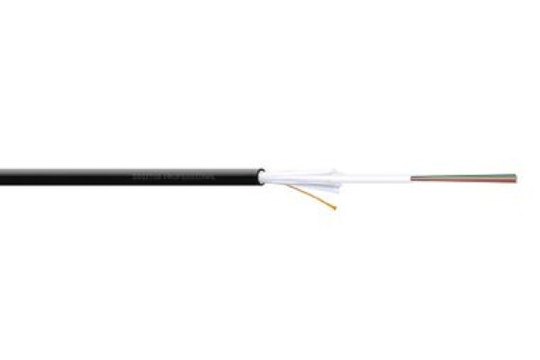 Digitus Fiber Optic Installation Cable, OM3, 8 Fibers, Indoor/Outdoor, AI-DQ(ZN)BH8G50/125µ Multimode, Length 1m (DK-35081/3-U)