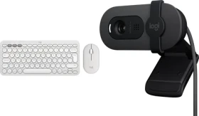 Logitech Pebble 2 Combo + Brio 100 / Klávesnica + myš + webkamera / bezdrôtová