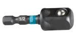 Makita B-66874 Impact Black / torzný adaptér 1/4" / štvorhran 1/2" - 50mm (B-66874)