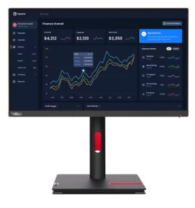 23 Lenovo ThinkVision T23i-30 čierna / IPS / 1920 x 1080 / 4ms / 250cd / 1000:1 / DP+HDMI+VGA / VESA / Pivot (63B2MAT6EU)