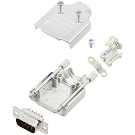 TRU COMPONENTS TCMHDM09DMPK 7708536 sada D-SUB kolíkové lišty 180 ° Pólov: 9 spájkovaný 1 ks; 7708536