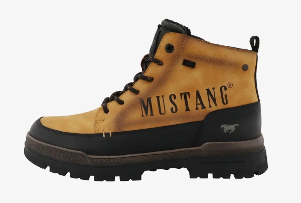 Mustang 15M0101004 Pánske zimné členkové topánky camel 44