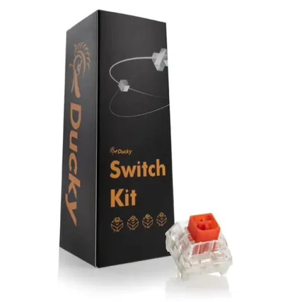 Ducky Kailh Box Red Switches / mechanické / 3-Pin / lineárne / MX-Stem / 45g / červená / 110 kláves (DSK110-RPA2)