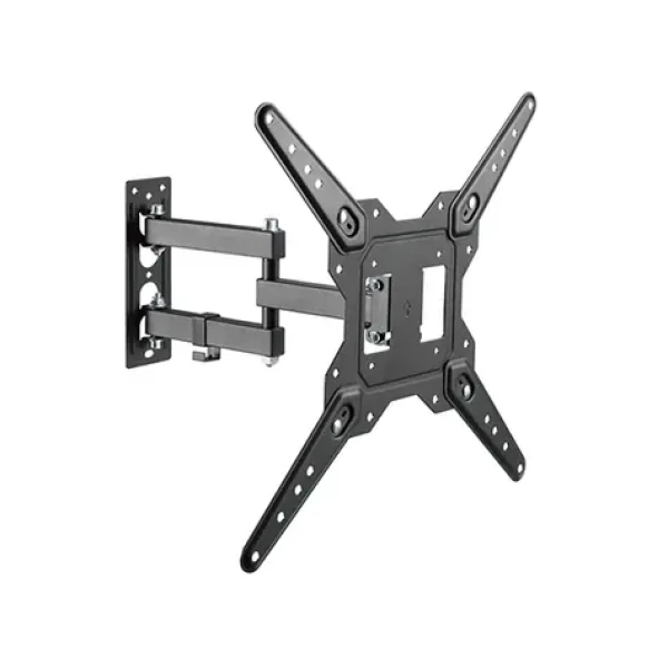 Brateck LPA68-443 čierna / Výsuvný nástenný držiak pre TV 23"-55" / polohovateľný / nosnosť 30kg (BRLPA68443)