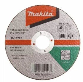 Makita D-18720 Rezný kotúč na kameň 125 x 2.5 mm x 22.23 mm (D-18720)