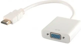 SAVIO CL-27B HDMI - VGA adaptér MF biela (KBASAVADA0011)