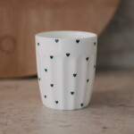 Eulenschnitt Porcelánový hrnek Mini Hearts 290 ml – green