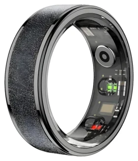 Colmi R10 veľ. 7 čierna / Šikovný prsteň / Bluetooth 5.0 / 5ATM / SpO2 / monitor spánku (R10 Black 7)