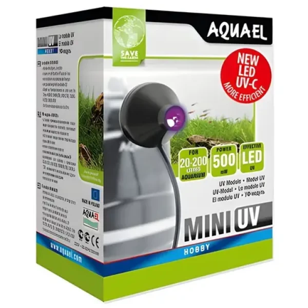 Aquael Mini UV-C / Sterilizátor / Do 150 l / 5x3 cm (851-133999)