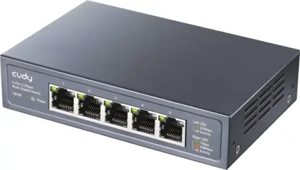 Cudy HS105 / Switch / 5x RJ45 / 2,5 Gbps / L2 (HS105)