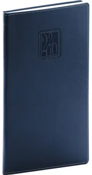 NOTIQUE Vreckový diár Panama 2026 tmavo modrý / 9 x 15.5 cm (PGD-KAPPA-6390)
