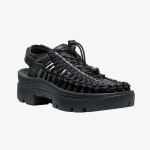 Tenisky KEEN Uneek Plt All Gender Black Smooth Lea EUR 37