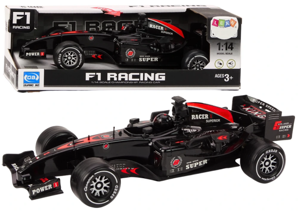 Mamido Závodné auto F1 športové s pohonom 1:14 čierne so zvukmi