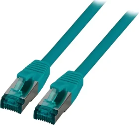 EFB patch kábel Cat6A S/FTP 1 m zelená / Patch kábel / RJ-45 / LSZH / 10 Gigabit (MK6001.1GR)