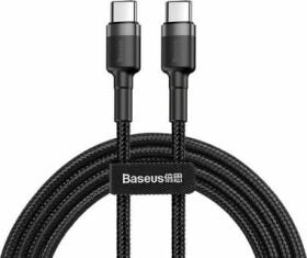 Baseus CATKLF-GG1 kábel USB-C na USB-C čierno-šedá / 1 m (CATKLF-GG1)