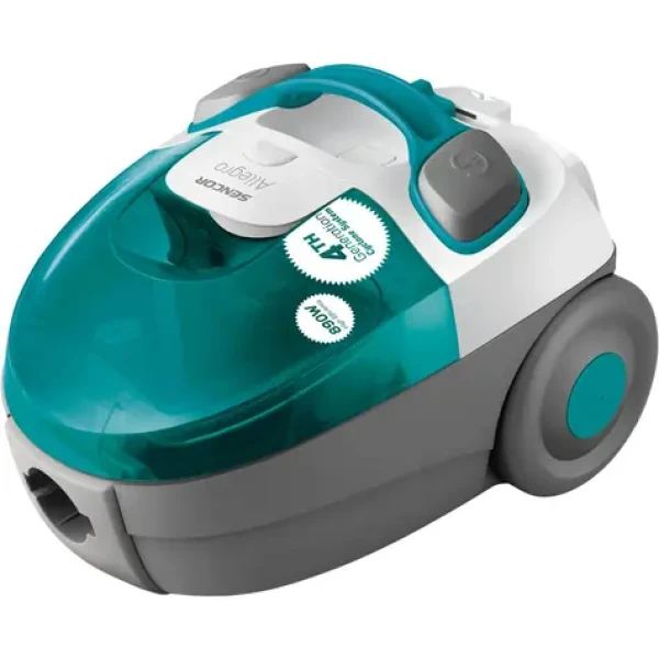 Sencor SVC 511TQ-EUE2 zelená / Bezvreckový vysávač / 890 W / 1.5 l / 76 dB / 7.5m rádius / HEPA filter (8590669163694)