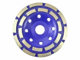 GEKO G00375 / Brúsny kotúč črepníkový diamantový dvojradový / 125 x 5 x 22.2 mm (G00375)