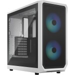 Fractal Design Focus 2 RGB čierno-biela / ATX / 2x USB 3.0 / 2x 140mm / bez zdroja / prachové filtre / priehľadná bočnica (FD-C-FOC2A-04)