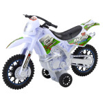 Mamido Motorka Crossbike Off-Road s efektmi biela
