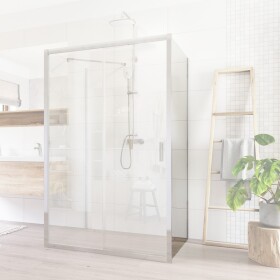 Mereo Lima pevný diel k pivotovým, dvojdielnym a štvordielnym zasúvacím dverám 90x190 cm, sklo číre CK10203K