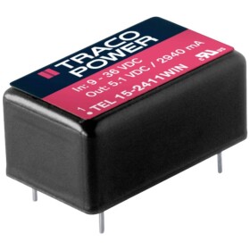 TracoPower TEL 15-2411WIN DC / DC menič napätia 5.1 V/DC 2.9 A 15 W; TEL 15-2411WIN