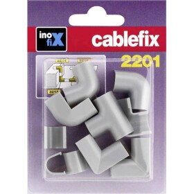 Cablefix 127222 káblová lišta spojenie dosadacích miest 10 ks sivá; 127222