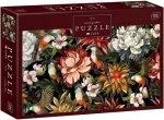 INTERDRUK Puzzle Secret Garden: Vtáky medzi kvetinami