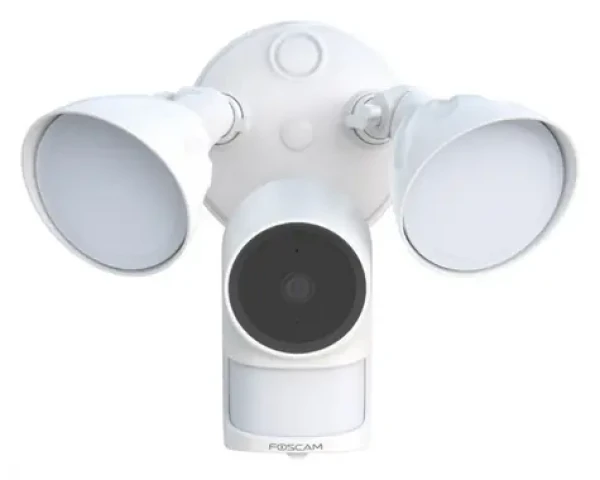 Foscam F41-W biela / Vonkajšia IP kamera / LED reflektor / siréna / 2560 x 1440 / Wi-Fi / IP65 (F41-W)