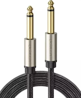 Ugreen AV128 Prepojovací kábel 6.35 mm jack (MM) - 1m šedá (10636)