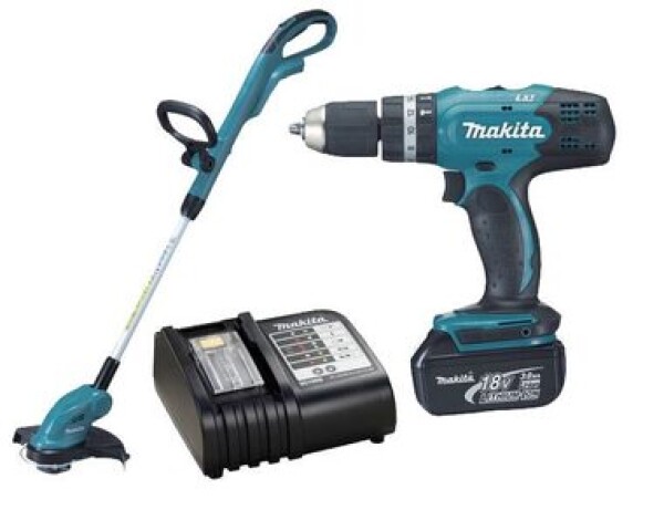 Makita DLX2114S / Sada aku náradia: DDF453 + DUR181 / 1x aku 3.0 Ah / 1x nabíjačka aku (DLX2114S)