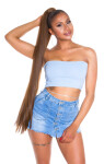 Sexy Basic Cropped Bandeau Top Einheitsgroesse