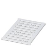 Flat zack marker sheet ZBFM 8/WH:UNBEDRUCKT 0800734 Phoenix Contact; 0800734