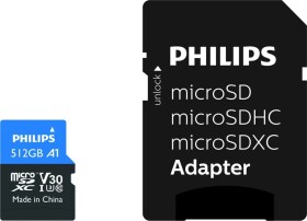 Philips Ultra Pro MicroSDXC 512 GB Class 10 UHS-I/U3 A1 V30 (FM51MP65B/00)