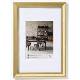 Walther+ design JA030G vymeniteľný fotorámček Formát papiera: 20 x 30 cm zlatá; JA030G