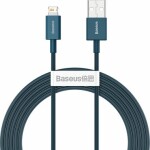 Baseus CALYS-C03 Kábel USB-A (M) - Lightning (M) 2 m modrá (CALYS-C03)