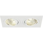 SLV 113891 New Tria LED vstavané svetlo LED pevne zabudované LED osvetlenie 12 W biela (matná); 113891