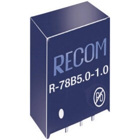 RECOM R-78B5.0-1.0 DC / DC menič napätia, DPS 5 V/DC 1 A 5 W Počet výstupov: 1 x; R-78B5.0-1.0