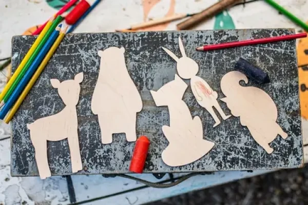 BeWooden Maľuj a obkresluj - Lišiareň