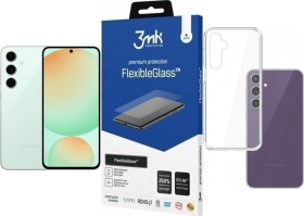 Samsung Galaxy S24 FE 5G 8/256GB Zielony (SM-S721BLGGEUE) + FlexibleGlass + Etui Clear Case