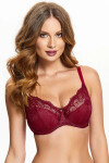 Dámska podprsenka Leila 0091 Bordeaux - Kostar 60G bordó