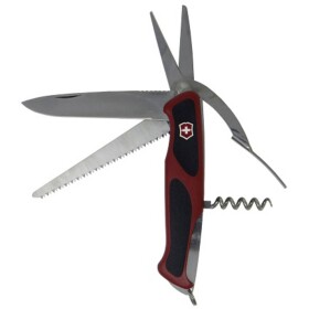 Victorinox RangerGrip 71 0.9713.C švajčiarsky vreckový nožík Počet funkcií 7 čierna, červená; 0.9713.C