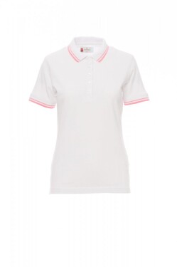 Dámska polokošeľa Payper SKIPPER Farba: Biela/ Fuchsiová Neon, Veľkosť: XL (001027002100012XL)